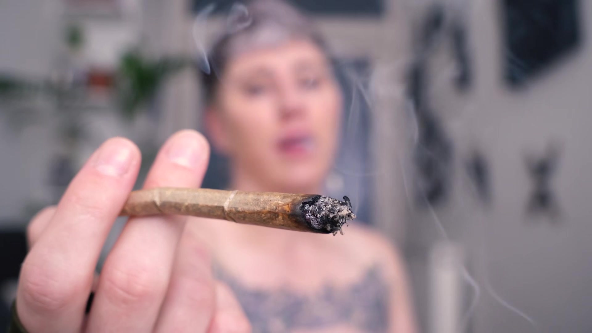 Raver Roommate Makes You a Human Ashtray While They Masturbate POV Domination