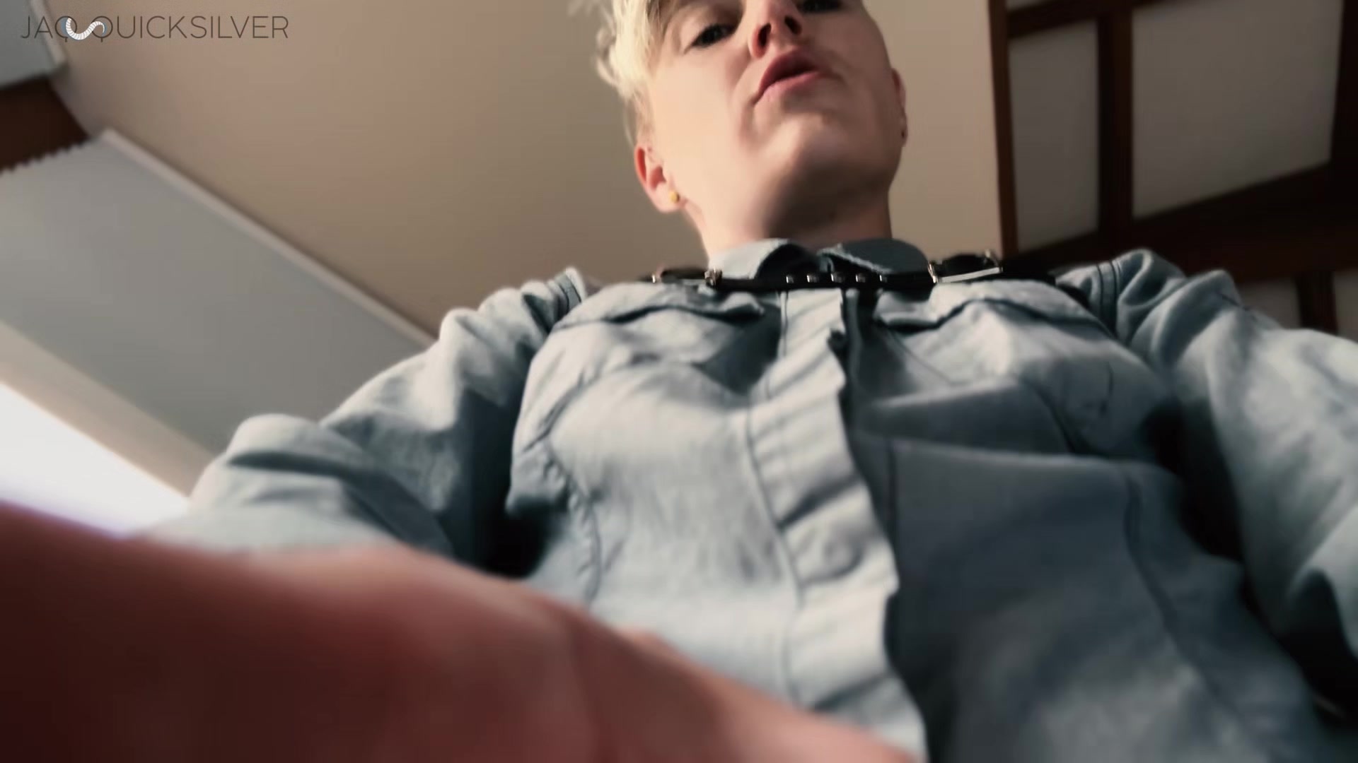 PART 1 POV Lesbian Domination - Flogging and Boot Licking and Strapon Sucking with FtM NB dominant