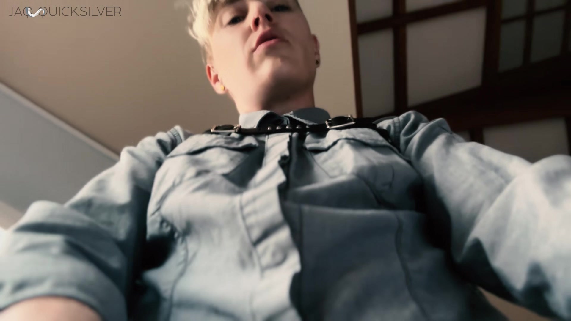 PART 1 POV Lesbian Domination - Flogging and Boot Licking and Strapon Sucking with FtM NB dominant