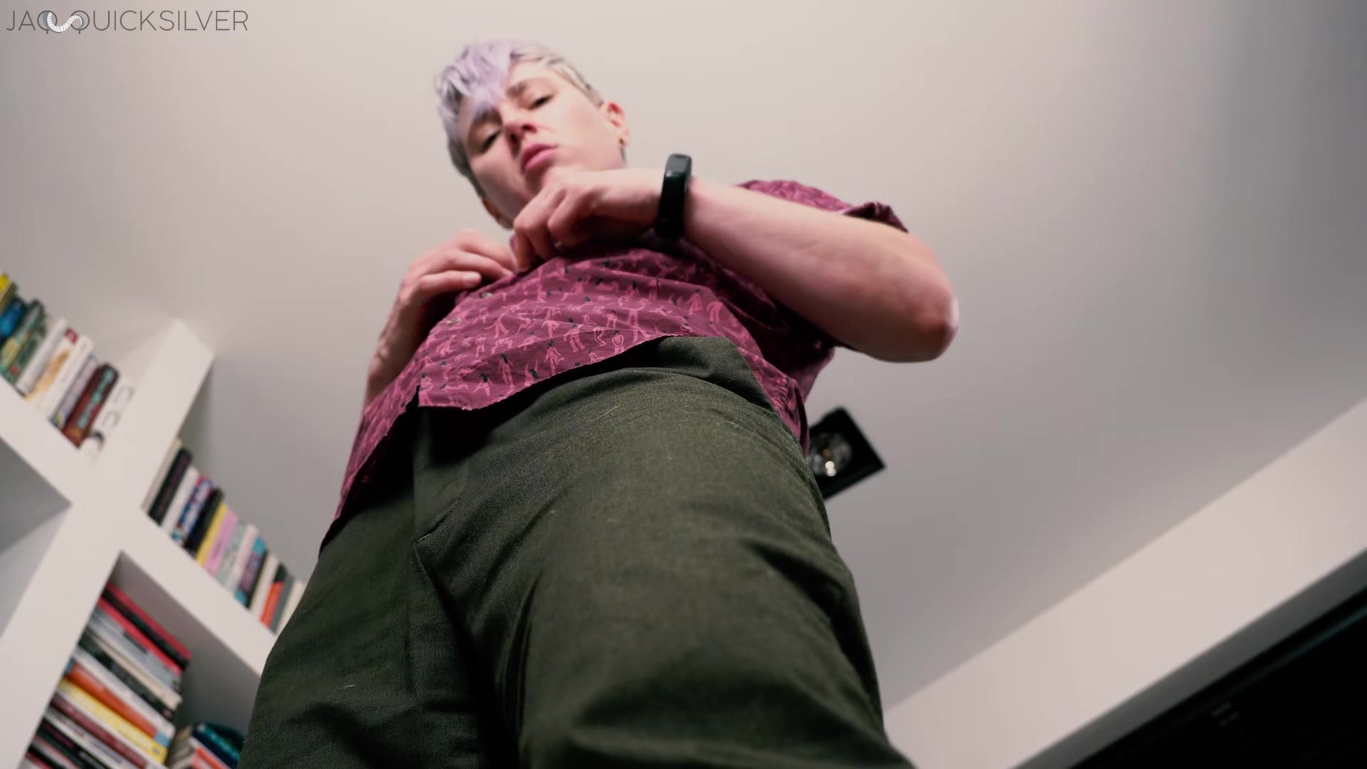 Giant FtM Jaq Quicksilver Punishes You for Lying About Your Size - POV Tiny Made to Worship Muscles