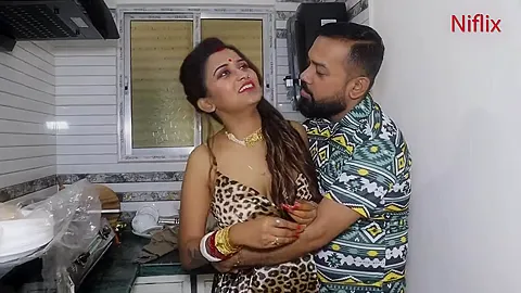 Indian Wife Honeymoon Sex In Kitchen With Her Husband