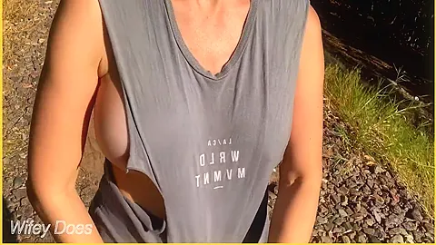 Wifey Struts Her Stuff In A Ripped Shirt