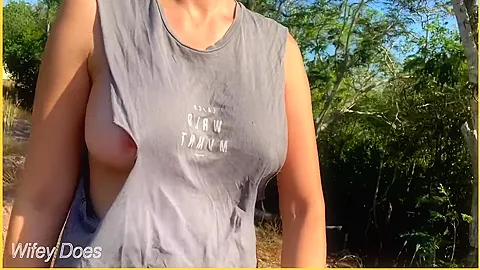 Wifey Struts Her Stuff In A Ripped Shirt