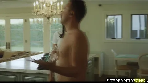 Guy fucking then making big tits stepmom in law squirt