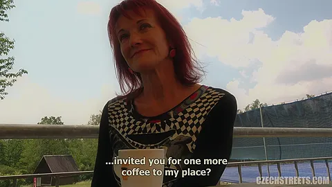 Czech Streets – Mrs Irena Loves Money & Cocks
