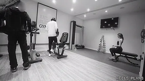The Young Frenchwoman Fucked Hard By 2 Strangers She Met In The Gym!!!