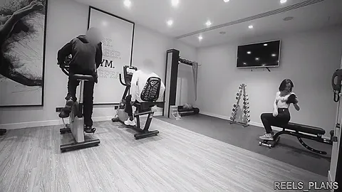 The Young Frenchwoman Fucked Hard By 2 Strangers She Met In The Gym!!!