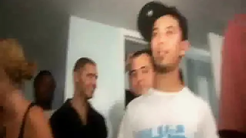 Frat party coed whore is fucked in missionary