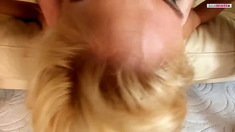 Blonde Ex-Pornstar Is Addicted To Bukkake Parties