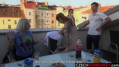 Open Air Sex Party in centre of Prague