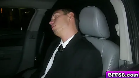 Katie Blowjob Limo Drivers Big Hard Cock After Getting