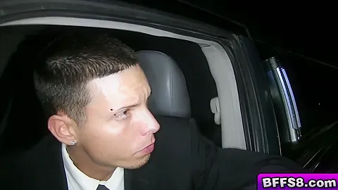 Katie Blowjob Limo Drivers Big Hard Cock After Getting