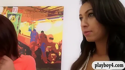 Sexy Babes Exposed Titties In Exchange For Some Money