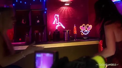 Two Horny Sluts Get Their Tight Cunts And Butts Fucked Together