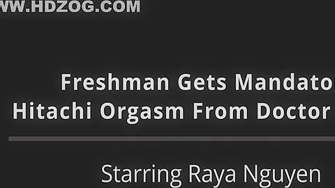 Raya Nguyen, Doctor Tampa And Ray A In Gets Hitachi Magic Wand Orgasms By During Physical 4 College At
