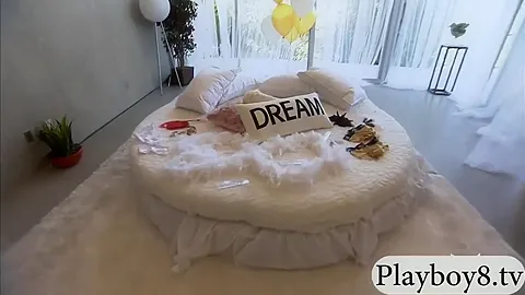 Big Tits Women Pillow Fighting With Their Male Partners