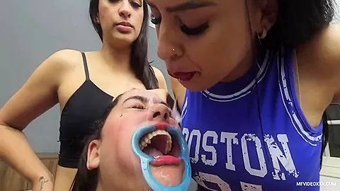 Boton Girls Spitting