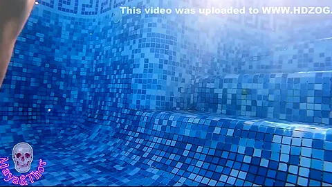 In The Pool And Inside My Pussy A Tasty Creampie