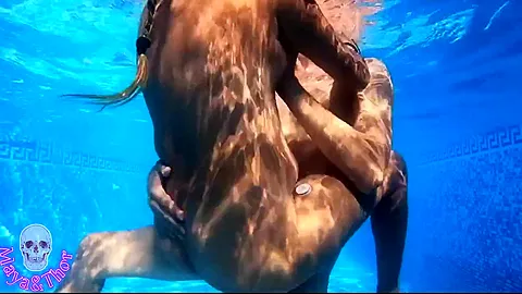 In The Pool And Inside My Pussy A Tasty Creampie