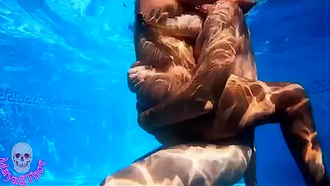 In The Pool And Inside My Pussy A Tasty Creampie