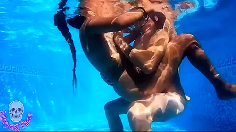 In The Pool And Inside My Pussy A Tasty Creampie