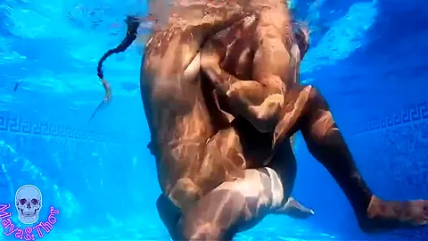 In The Pool And Inside My Pussy A Tasty Creampie