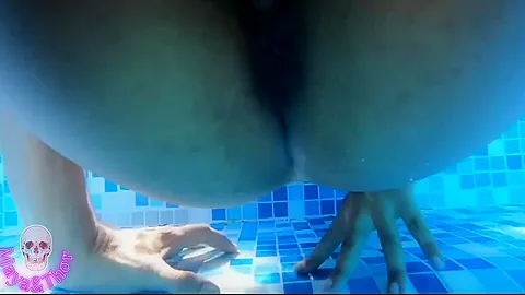 In The Pool And Inside My Pussy A Tasty Creampie