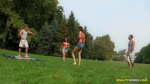 Sex after good picnic outing with European buddies