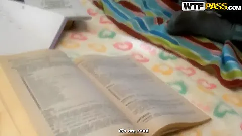 Heidi, Kathy, Rene and Yiki start to fuck during preparing to exams
