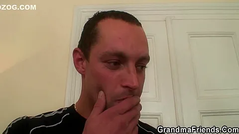 60 Years Old Woman Getting Double Banged