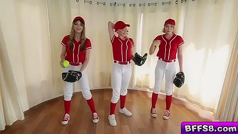 Gals Took Turns Sucking Off Their Coachs Huge Prick