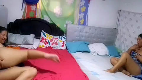 She Dances Sexy In Front Of My Perverted Stepmother While She Touches Herself And Enjoys Watching Me