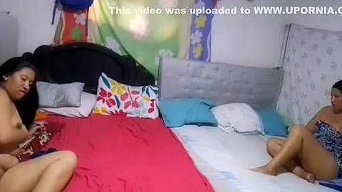 She Dances Sexy In Front Of My Perverted Stepmother While She Touches Herself And Enjoys Watching Me