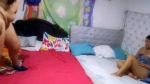 She Dances Sexy In Front Of My Perverted Stepmother While She Touches Herself And Enjoys Watching Me