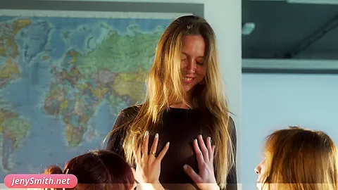 Three girls. Janie Smith and her friends are exposed on camera