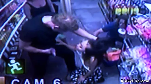 Tied Petite Asian Fucked In Public Store