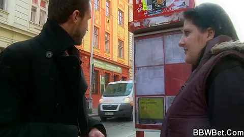 He Picks Up Bbw On The Street And Fucks