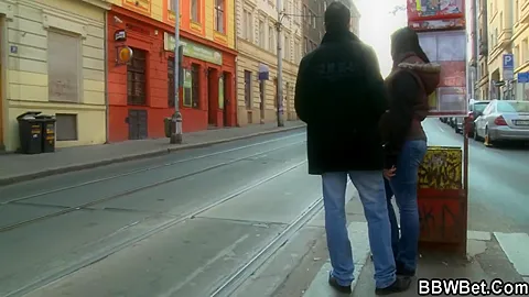 He Picks Up Bbw On The Street And Fucks