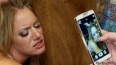 Blonde Dp Fucked In Public Souvenir Shop