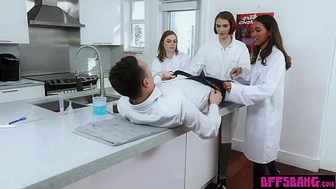 teen 18+ Besties Nasty Chemistry Experiment