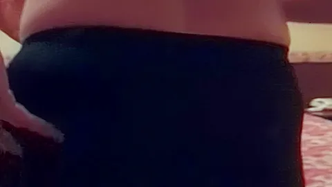 Pregnant giggly British teen 18+ gags on cum