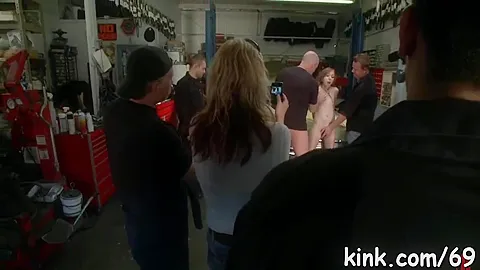 Busty Waitress Punished