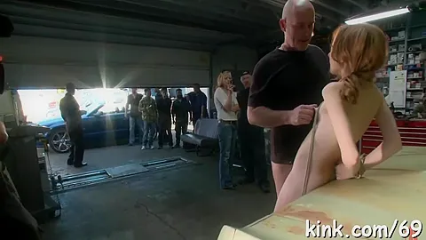 Busty Waitress Punished