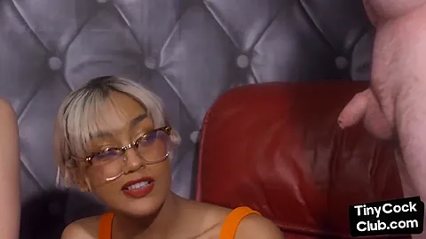 Sph Femdom Babes Jerking Small Cock