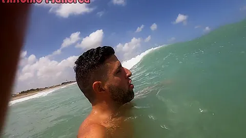 Having Fun With Hot Italian Girl In A Nude Beach