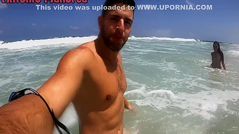 Having Fun With Hot Italian Girl In A Nude Beach