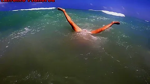 Having Fun With Hot Italian Girl In A Nude Beach