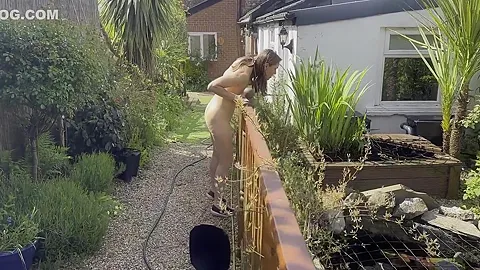 My Naked Gardening Tour With Wamgirlx