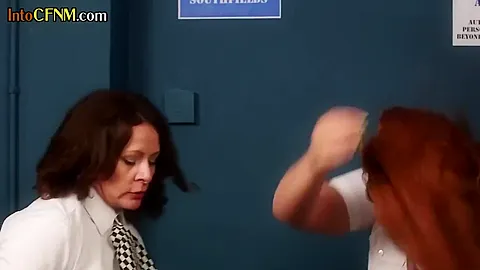Cfnm Police Milfs Jerking Cock In 3some