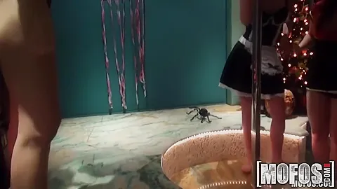 A Good Orgy At The Halloween Party!